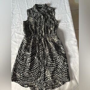 Chic Monochrome Summer Dress